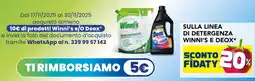 Esselunga Sulla linea di detergenza WINNI'S E DEOX offerta