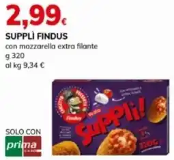 Basko Supplì findus con mozzarella extra filante offerta