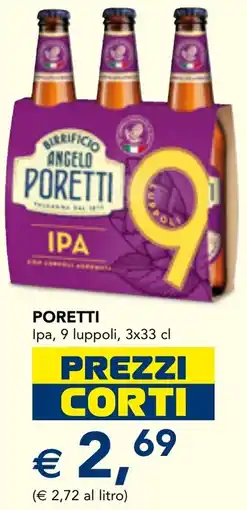 Esselunga PORETTI Ipa offerta