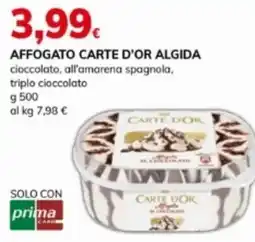 Basko Affogato carte d'or algida cioccolato, all'amarena spagnola, triplo cioccolato offerta