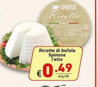 Ipercarni Ricotta di bufala offerta