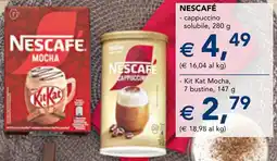 Esselunga Nescafé cappuccino solubile offerta