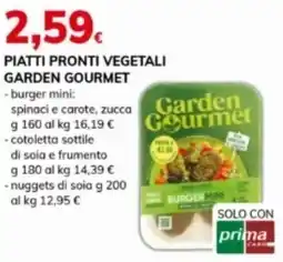 Basko Piatti pronti vegetali GARDEN GOURMET offerta