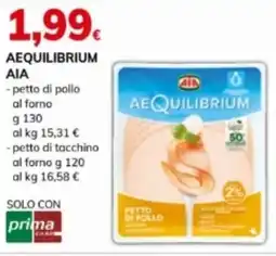 Basko Aequilibrium aia petto di pollo al forno e petto di tacchino al forno offerta