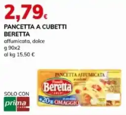 Basko Pancetta a cubetti beretta affumicata, dolce offerta