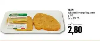 Emi Supermercati Sultane filetto di pollo panato 260 g(ml) offerta