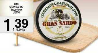 Sigma Pecorino offerta
