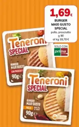 Basko Burger maxi gusto special pollo, prosciutto offerta