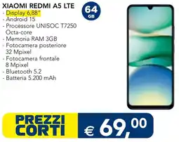 Esselunga XIAOMI REDMI A5 LTE offerta