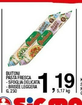 Sigma Pasta sfoglia offerta