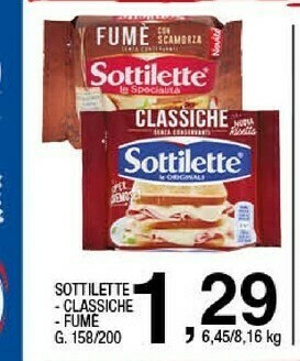 Sigma Sottilette offerta