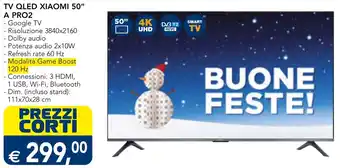TV QLED XIAOMI 50" A PRO2