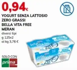 Basko Yogurt senza lattosio zero grassi bella vita free meran offerta