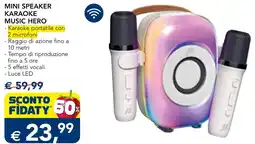 Esselunga Mini speaker karaoke music hero offerta