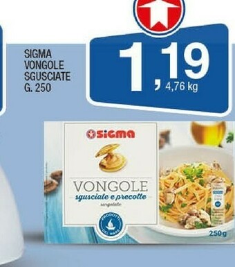 Sigma Vongole offerta