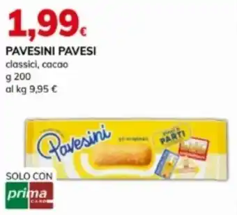 Basko Pavesini pavesi classici, cacao offerta