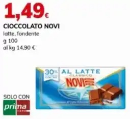 Basko Cioccolato novi latte, fondente offerta