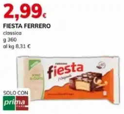 Basko Fiesta ferrero classica offerta