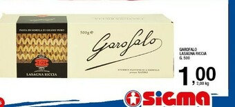 Sigma Pasta di semola offerta