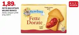 Basko Fette biscottate mulino bianco dorate, integrali offerta