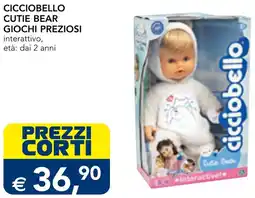 Esselunga Cicciobello cutie bear giochi preziosi offerta