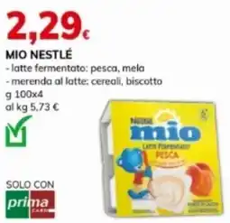 Basko Mio nestlé latte fermentato: pesca, mela offerta