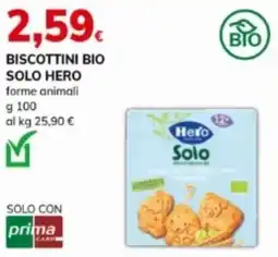 Basko Biscottini bio solo hero forme animali offerta