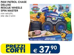Esselunga Paw patrol chase deluxe rescue wheels spin master offerta