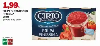 Basko Polpa di pomodoro finissima CIRIO offerta