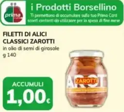Basko Filetti di alici classici zarotti in olio di semi di girasole offerta