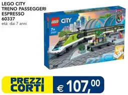 Esselunga Lego city treno passeggeri espresso 60337 offerta