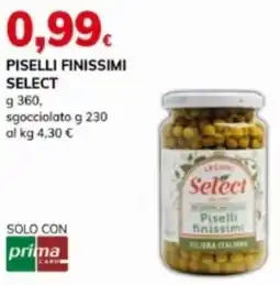 Basko Piselli finissimi SELECT offerta