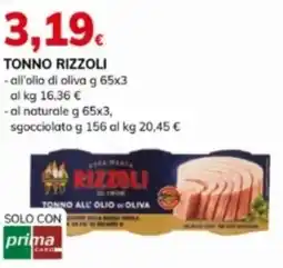 Basko Tonno rizzoli all'olio di oliva offerta