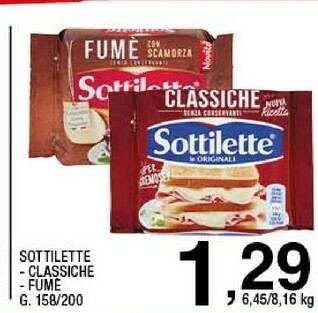 Sigma Sottilette offerta