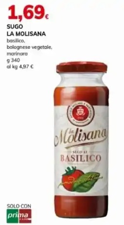 Basko Sugo la molisana basilico, bolognese vegetale, marinara offerta
