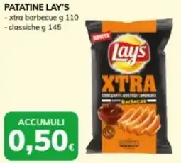 Basko Patatine lay's xtra barbecue e classiche offerta