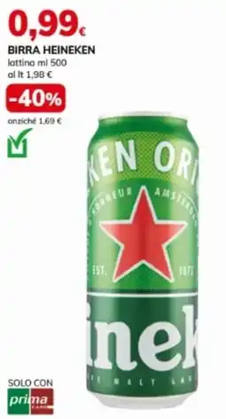 Basko Birra heineken lattina offerta