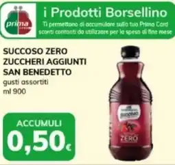 Basko Succoso zero zuccheri aggiunti SAN BENEDETTO offerta