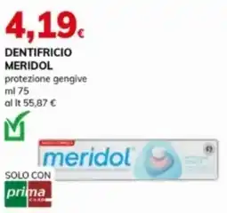 Basko Dentifricio meridol protezione gengive offerta