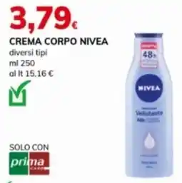 Basko Crema corpo NIVEA offerta
