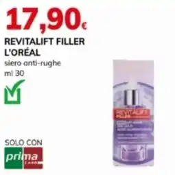 Basko Revitalift filler l'oréal siero anti-rughe offerta