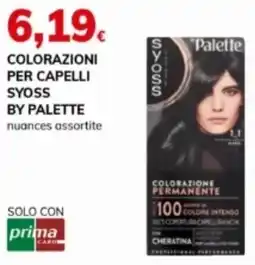 Basko Colorazioni per capelli syoss by palette offerta