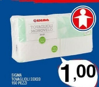 Sigma Tovaglioli offerta