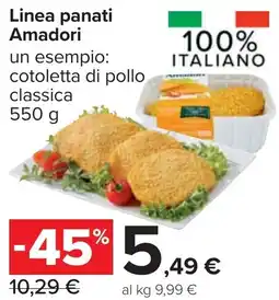 Carrefour Market Linea panati Amadori offerta