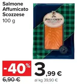 Carrefour Market Salmone Affumicato Scozzese offerta