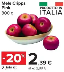 Carrefour Market Mele Cripps Pink offerta