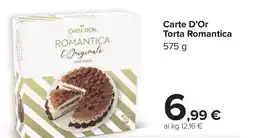 Carrefour Carte D'Or Torta Romantica offerta