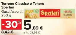 Carrefour Market Torrone Classico o Tenero Sperlari offerta