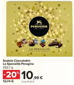 Carrefour Market Scatola Cioccolatini Le Specialità Perugina offerta