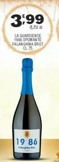 Sigma 1986 spumante falanghina brut offerta